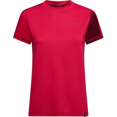 La Sportiva Дамска тениска La Sportiva Women's Just Right T-Shirt - Azalea / Redwood - размер XL (916-6423-0117)