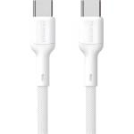 Dudao Кабел за зареждане Dudao L9C USB-C / USB-C PD 65W - Бял / 2m KP41403