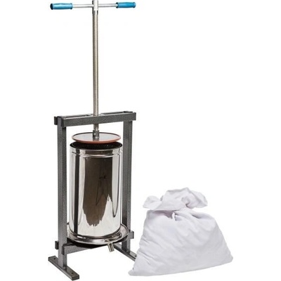 ELEFANT Ръчна Преса за грозде Vilen Inox, 25 L, двойна вана (4951)