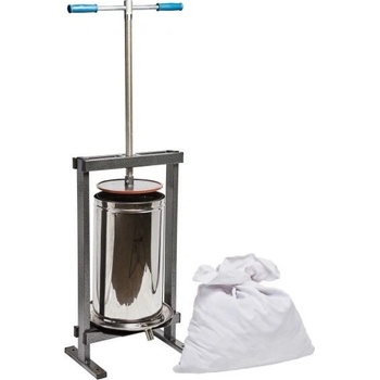 ELEFANT Ръчна Преса за грозде Vilen Inox, 25 L, двойна вана (4951)
