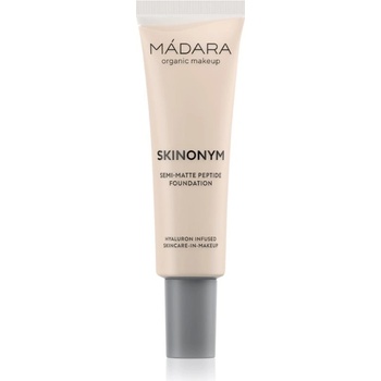 Mádara Skinonym Semi-Matte Peptide dlouhotrvající make-up s peptidy Porcelain 10 30 ml
