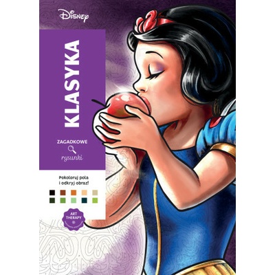 Klasyka. Kolorowanka antystresowa Disney. Zagadkowe rysunki