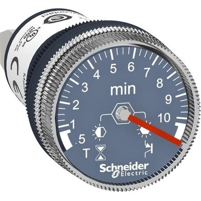 Schneider Electric XB5DTB24 Časovač, montáž na panel, zpožděné sepnutí, 0,5 min až 10 min, 24 V DC – Hledejceny.cz
