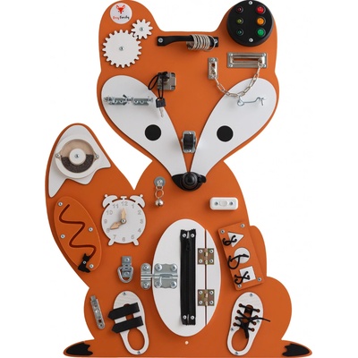 Foxy Family Activity board oranžová líška so stojanom