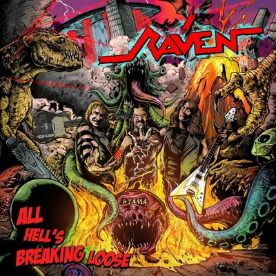RAVEN - ALL HELL'S BREAKING LOOSE LP