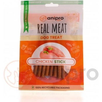 anipro REAL MEAT - лакомство за кучета, меки солети с пилешко, опаковка 80 гр