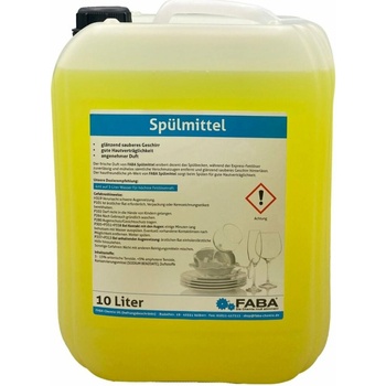 Faba Koncentrovaný prostriedok na ručné umývanie riadu so sviežou vôňou 10 l