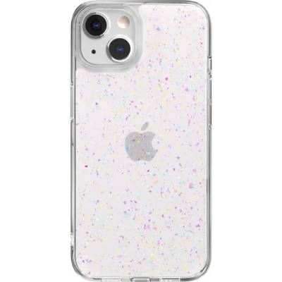 SwitchEasy Starfield Case - дизайнерски хибриден удароустойчив кейс за iPhone 13 (бял)