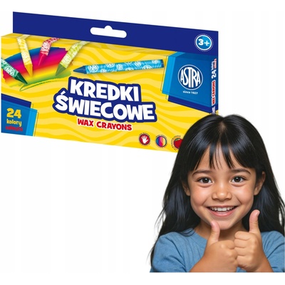 Astra sviečkové pastelky 24 ks