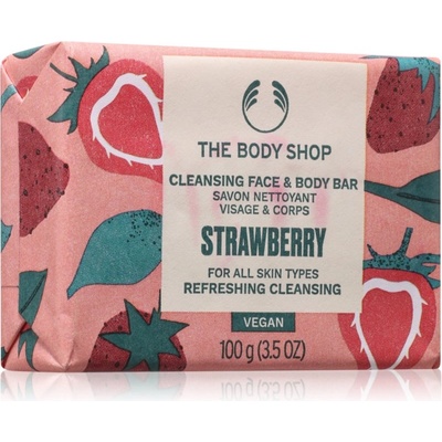 The Body Shop Strawberry Soap естествен твърд сапун 100 гр