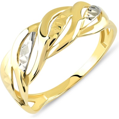 Lillian Vassago Prsten s gravírem z kombinovaného zlata LLV85 GR002