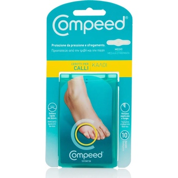 COMPEED Пластири за мазоли и втърдявания Среден размер , Compeed Corns Medium Pads 10 Items