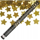 Vystreľovacie konfety zlaté hviezdy 40cm