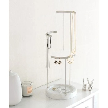 Umbra stojan na šperky Tesora mramor