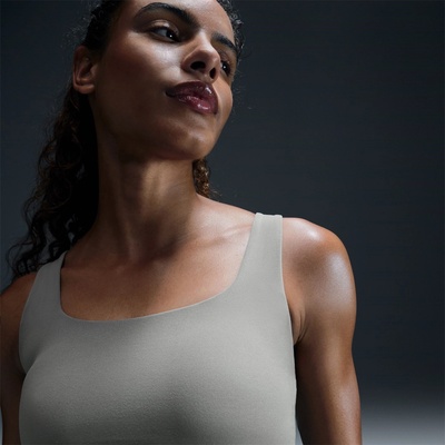 Nike Women's Non Wired Medium Impact Sports Bra - Army/White