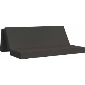 vidaXL Сгъваем диван легло 200 x 67 x 45 см Тъмносиво (900257)