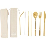 Premier Housewares Прибори за хранене 6 бр. от неръждаема стомана в златисто Mimo - Premier Housewares (0922624)