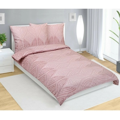 Bellatex satén prestieradlo Ornamentstaroružový 140x200 70x90 140x200 70x90