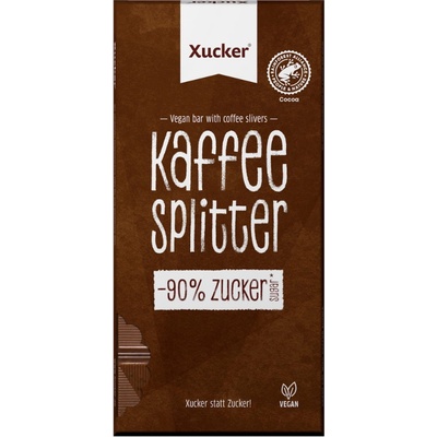 Xucker - Vegánska čokoláda s kúskami kávy 80 g