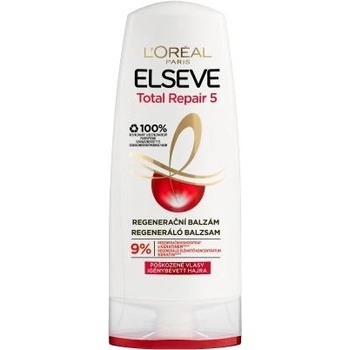 L'Oréal Paris Elseve Total Repair 5 Regenerating Balm 9% balzam pre poškodené a oslabené vlasy 200 ml