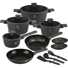 Berlingerhaus s titanovým povrchem 15 ks Antracit Collection BH-8141