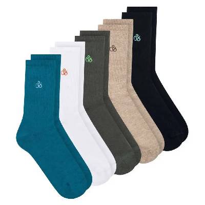 Чорапи Scotch & soda Blend Set Box socks 5 pairs - Multicolor (Green)