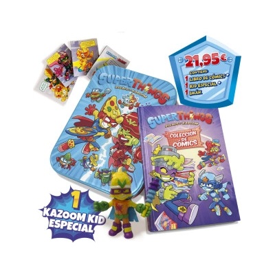 Libro Coleccionista Cómics Superthings - KK y GK Series Versión LATA | EDIBA EUROPA EON SL