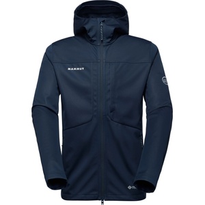 Mammut Мъжко софтшел яке Mammut Ultimate VIII Softshell Hooded Jacket Softshell jacket - Marine (003-3449-0413)