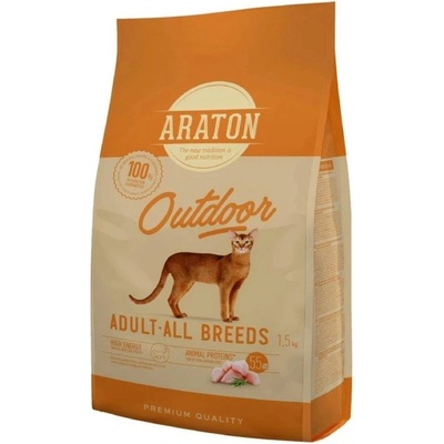 ARATON Cat Adult Outdoor Poultry 1, 5 kg