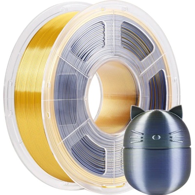Anycubic PLA Silk Dual Color Black Gold - 1, 75 mm / 1000 g (6974662352644)
