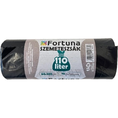 Fortuna Торба за боклук FORTUNA 110L черна 60x100 cm 10 броя 12.01740 (12.01740)