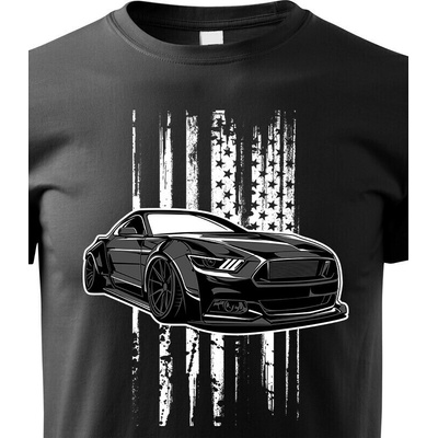 Dětské tričko Ford Mustang ČernáCanvas Dětské tričko Bezvatriko.cz 1892