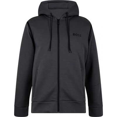 HUGO BOSS Суичър Boss Men's Saggy Tape X Zip-up Hoodie - Dark Grey 027