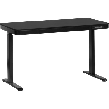 Carmen Ергономично регулируемо бюро Carmen CR-118 E, Нивелиращи се крака, Панел за управление, Дисплей, USB, Памет, Сензор против сблъсък, Черен