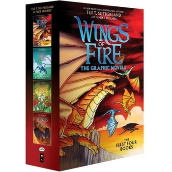 Wings of Fire Graphix Paperback Box Set Books 1-4
