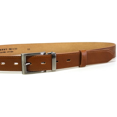 Penny Belts pánský kožený opasek 30-020-4-42 světle hnědý