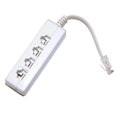 Rozdeľovač RJ45, 1x8p8c/4x8p2c - telefón
