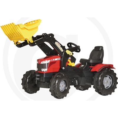 Rolly Toys Šľapací traktor Massey Ferguson 8650 + predný nakladač