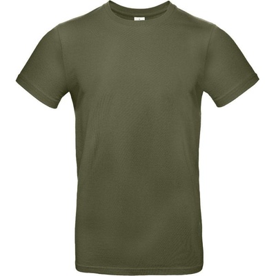 B&C #E190 tričko zelené urban khaki