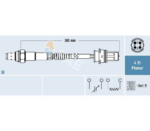 Lambda sonda FAE 77252
