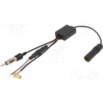 4CARMEDIA ANT.75 Rozbočovač; AM,DAB,FM; 0,6m; 20dB; 12÷24VDC