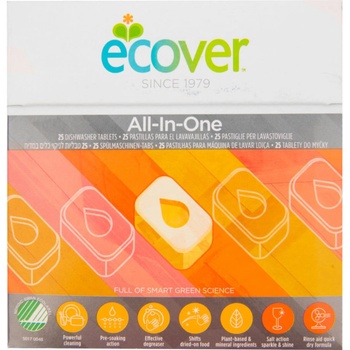 Ecover All in One tablety do umývačky riadu 500 g 25 ks