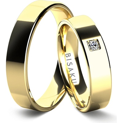 Bisaku Snubní Jacob VI BIS B00445175G Žluté zlato