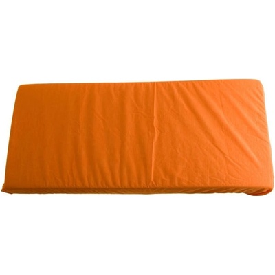 Kaarsgaren 2v1 Oranžové plachta a chránič matraca 70x140