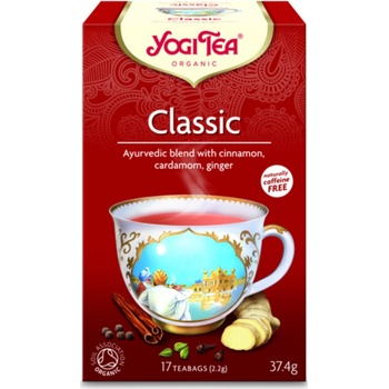 YOGI TEA Classic Bio ajurvédska čajová zmes 17 x 2,2 g