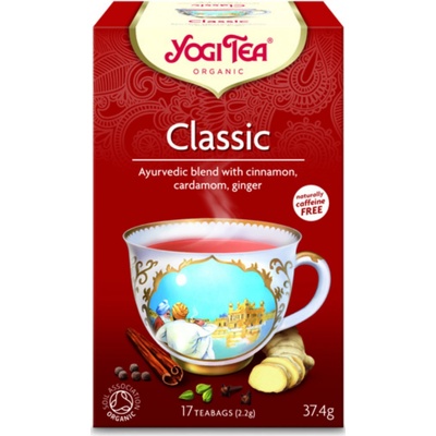 YOGI TEA Classic Bio ajurvédska čajová zmes 17 x 2,2 g