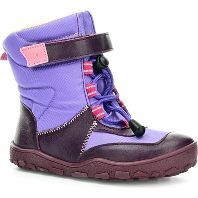 bLIFESTYLE narwalSTYLE TEX lila zimné barefoot topánky