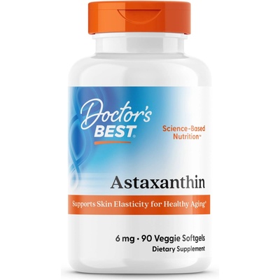 Doctor's Best Astaxanthin, 6 mg, 90 капсули, Doctor's Best ( DRB-00367)