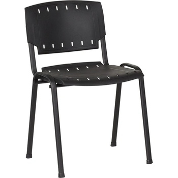 Image 1 of Bittel Посетителски стол Carmen Prizma, пластмаса, метални крака, черен