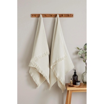 Homelife Хавлиена кърпа Homelife Set of 2 Waffle Towels - Natural